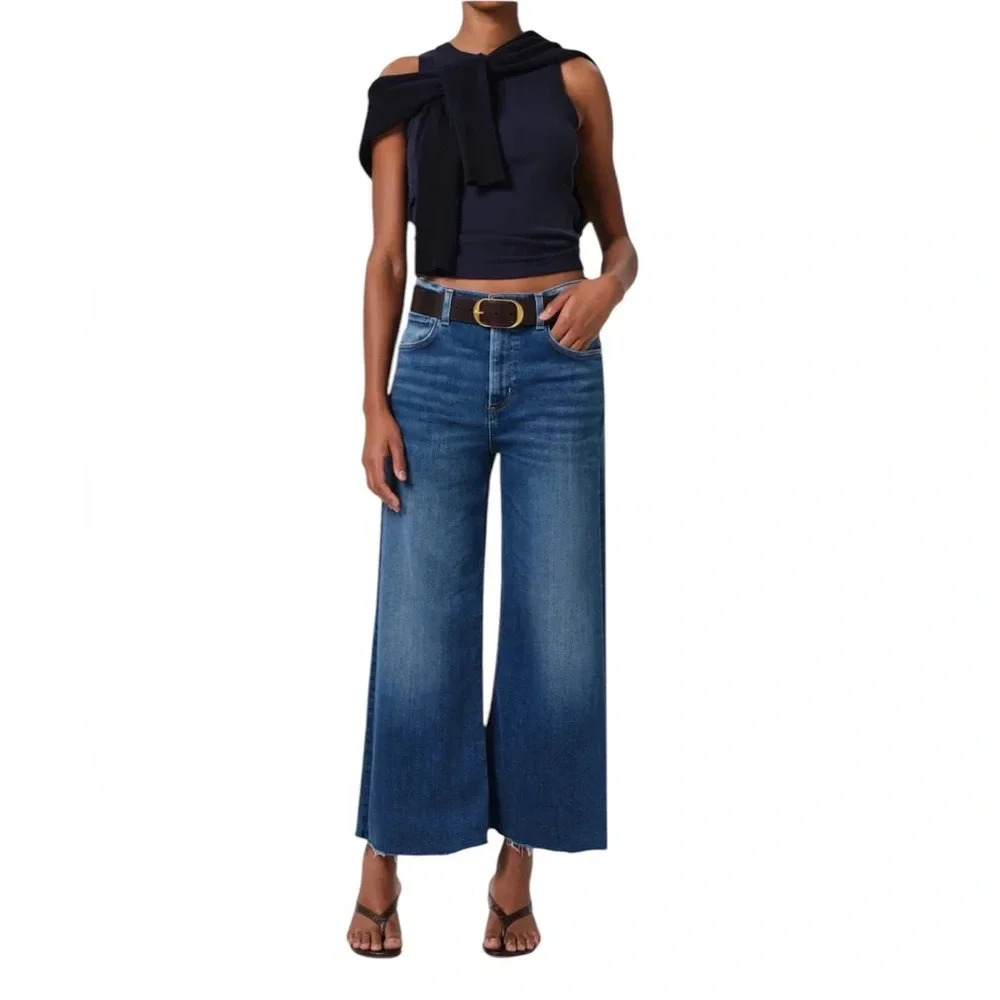 Citizens of Humanity Lyra Wide Leg Crop Denim Jeans Size 27 Retro 90’s Boho